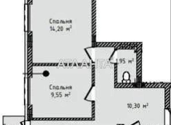 2-кімнатна квартира за адресою вул. Рубчака Івана (площа 53,8 м²) - Atlanta.ua - фото 14