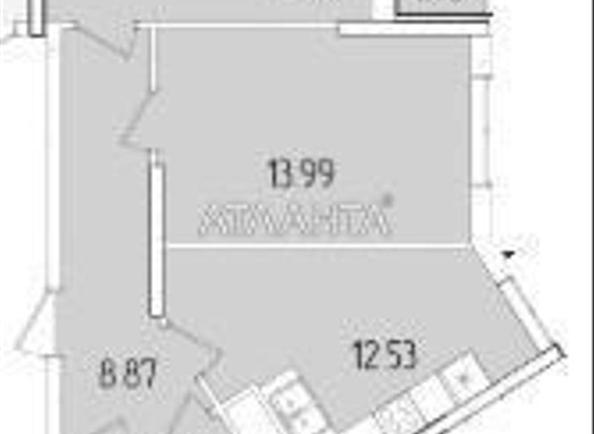 2-комнатная квартира по адресу ул. Краснова (площадь 57,8 м²) - Atlanta.ua