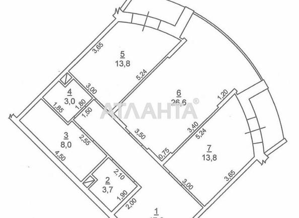 2-кімнатна квартира за адресою вул. Аркадійське плато (площа 90 м²) - Atlanta.ua - фото 18