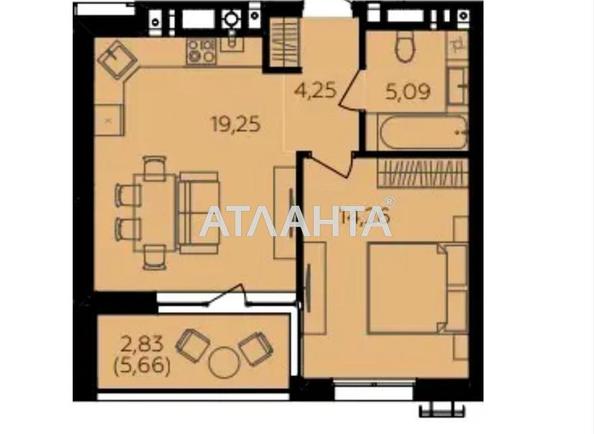 1-комнатная квартира по адресу Немировское шоссе (площадь 41,5 м²) - Atlanta.ua - фото 8