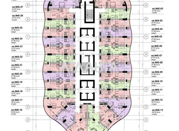 1-комнатная квартира по адресу ул. Гагаринское плато (площадь 27 м²) - фото 7 1-комнатная квартира по адресу ул. Гагаринское плато (площадь 27 м²) - Atlanta.ua - фото 7