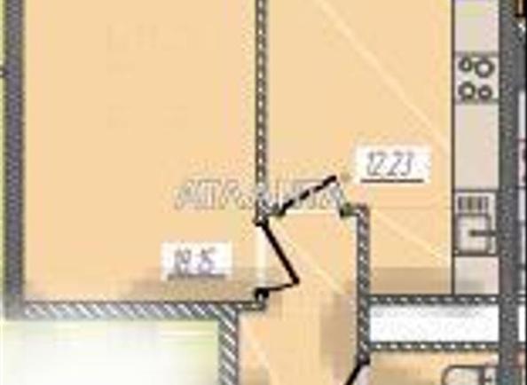 2-комнатная квартира по адресу ул. Краснова (площадь 42,1 м²) - фото 10 2-комнатная квартира по адресу ул. Краснова (площадь 42,1 м²) - Atlanta.ua - фото 10