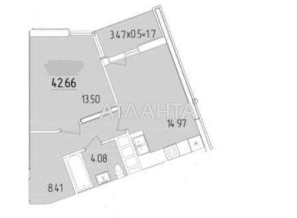 1-кімнатна квартира за адресою вул. Краснова (площа 43 м²) - фото 6 1-кімнатна квартира за адресою вул. Краснова (площа 43 м²) - Atlanta.ua - фото 6
