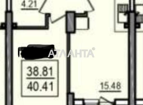 1-кімнатна квартира за адресою вул. Дача Ковалевського (площа 40,4 м²) - Atlanta.ua - фото 2
