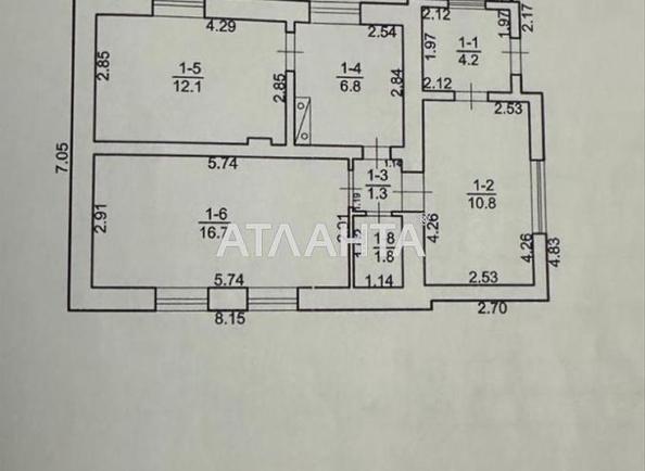 Будинок за адресою вул. Чкалова (площа 53,7 м²) - Atlanta.ua - фото 8