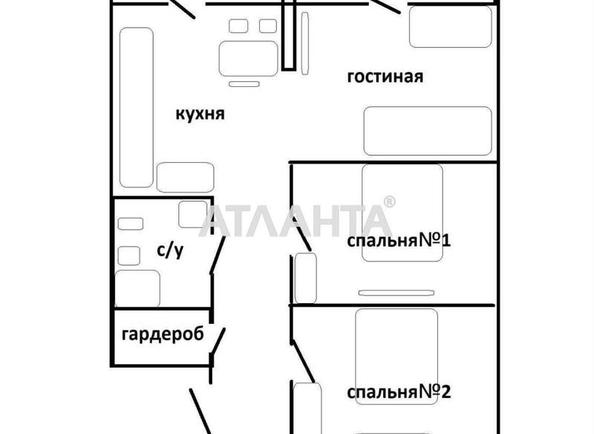 3-кімнатна квартира за адресою Фонтанська дор. (площа 80 м²) - Atlanta.ua - фото 9