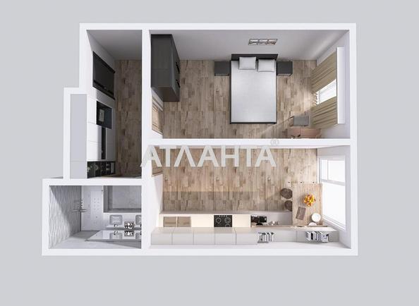 1-кімнатна квартира за адресою вул. Донського Дмитра (площа 41,8 м²) - Atlanta.ua - фото 12