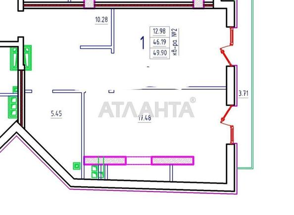 1-комнатная квартира по адресу ул. Гимназическая (площадь 51 м²) - Atlanta.ua - фото 12