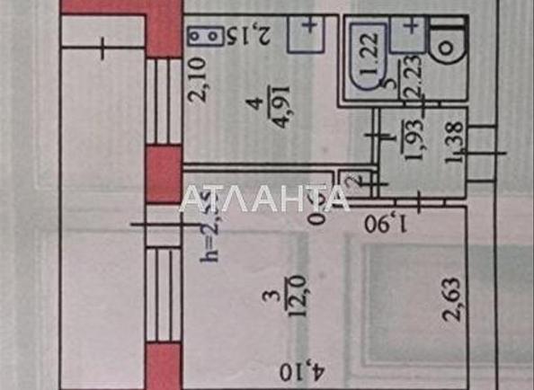 1-кімнатна квартира за адресою Миру пр. (площа 24 м²) - Atlanta.ua - фото 7