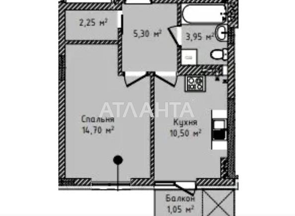 1-кімнатна квартира за адресою вул. Рубчака Івана (площа 37,3 м²) - Atlanta.ua - фото 9