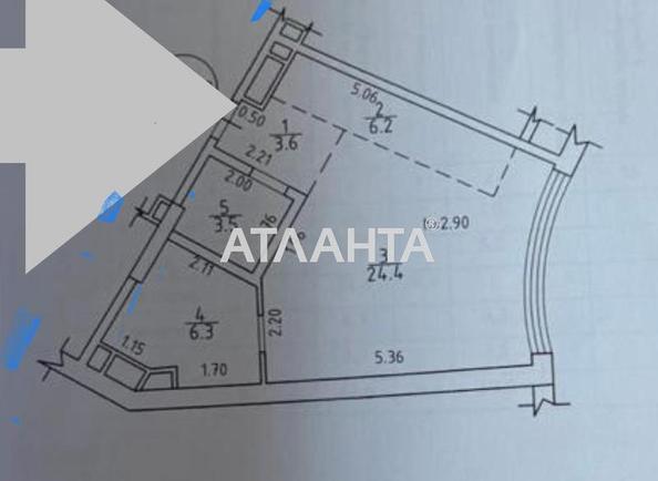 1-комнатная квартира по адресу ул. Каманина (площадь 44 м²) - Atlanta.ua - фото 9