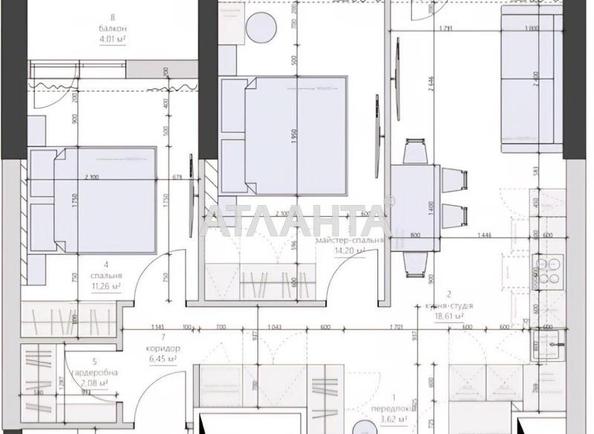 2-комнатная квартира по адресу ул. Генуэзская (площадь 67 м²) - фото 23 2-комнатная квартира по адресу ул. Генуэзская (площадь 67 м²) - Atlanta.ua - фото 23