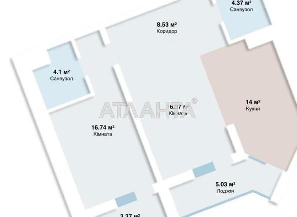 2-rooms apartment apartment by the address st. Franko Ivana (area 70 m²) - photo 15 2-rooms apartment apartment by the address st. Franko Ivana (area 70 m²) - Atlanta.ua - photo 15