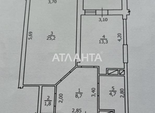 1-комнатная квартира по адресу Французский бул. (площадь 58 м²) - Atlanta.ua - фото 19