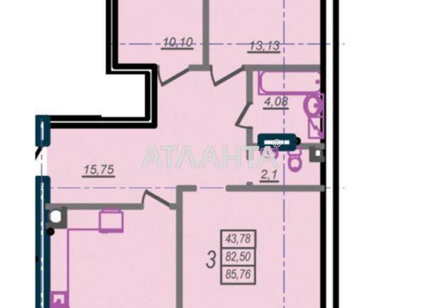 3-комнатная квартира по адресу ул. Радужный м-н (площадь 86,7 м²) - Atlanta.ua - фото 15