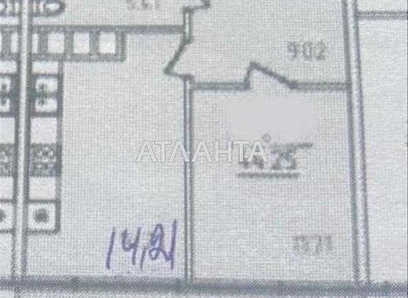 1-room apartment apartment by the address st. Krasnova (area 45,4 m²) 1-room apartment apartment by the address st. Krasnova (area 45,4 m²) - Atlanta.ua