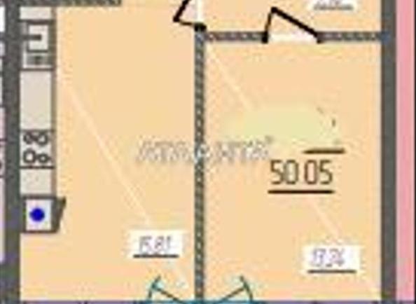 1-room apartment apartment by the address st. Krasnova (area 50,1 m²) - Atlanta.ua