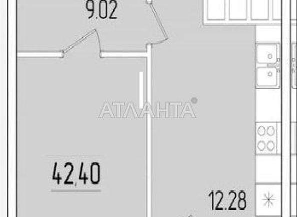 1-room apartment apartment by the address st. Krasnova (area 41,8 m²) - Atlanta.ua - photo 11