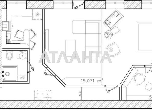 2-комнатная квартира по адресу ул. Пантелеймоновская (площадь 56 м²) - фото 15 2-комнатная квартира по адресу ул. Пантелеймоновская (площадь 56 м²) - Atlanta.ua - фото 15