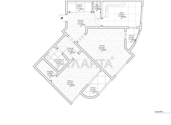 2-комнатная квартира по адресу Григоренко пр. (площадь 91 м²) - Atlanta.ua - фото 28