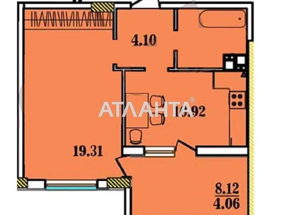 1-комнатная квартира по адресу ул. Строительная (площадь 43 м²) - Atlanta.ua - фото 2