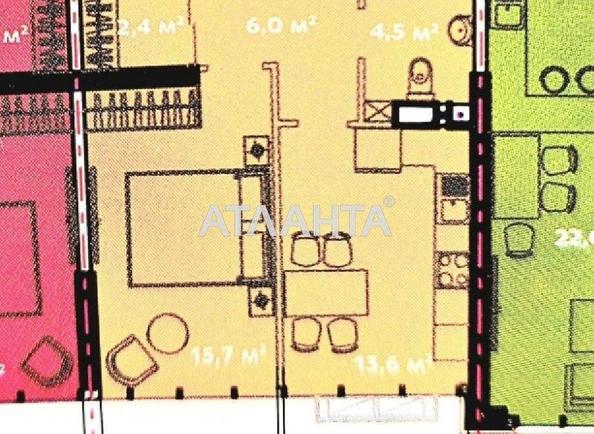 1-комнатная квартира по адресу ул. Гоголя (площадь 43,4 м²) - фото 4 1-комнатная квартира по адресу ул. Гоголя (площадь 43,4 м²) - Atlanta.ua - фото 4