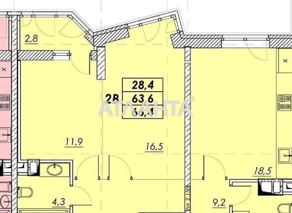 2-комнатная квартира по адресу ул. Прохоровская (площадь 65,6 м²) - фото 4 2-комнатная квартира по адресу ул. Прохоровская (площадь 65,6 м²) - Atlanta.ua - фото 4