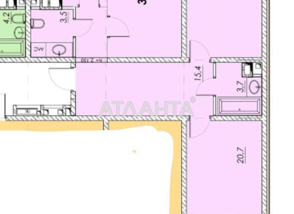 3-кімнатна квартира за адресою вул. Прохорівська (площа 98,3 м²) - Atlanta.ua