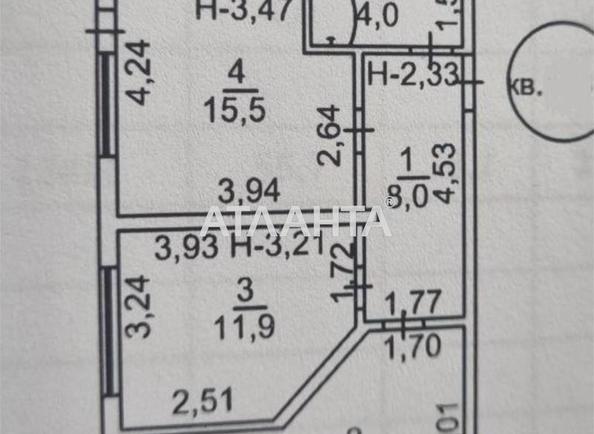 3-кімнатна квартира за адресою Аркадіївський пров. (площа 56 м²) - Atlanta.ua - фото 13