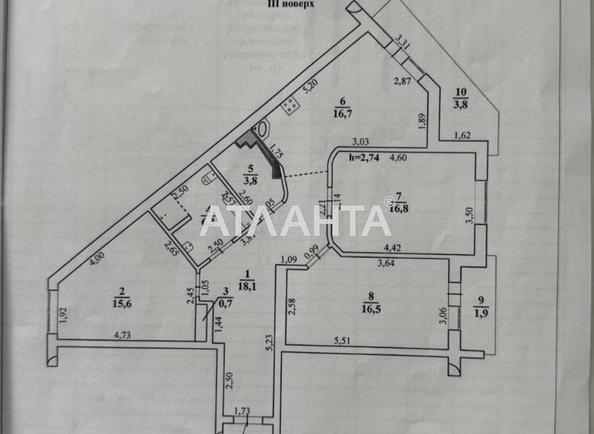 3-комнатная квартира по адресу ул. Чехова (площадь 100 м²) - Atlanta.ua - фото 19