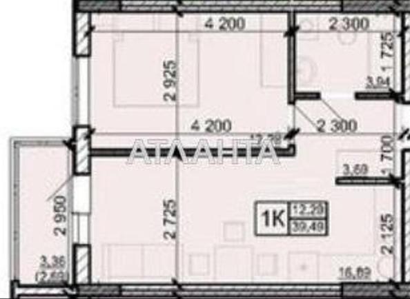 1-room apartment apartment by the address st. Vilyamsa ak (area 40 m²) - Atlanta.ua - photo 12