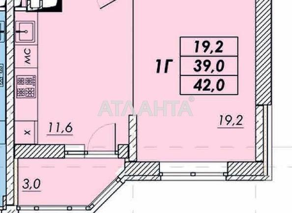 1-room apartment apartment by the address st. Prokhorovskaya Khvorostina (area 41,2 m²) - photo 2 1-room apartment apartment by the address st. Prokhorovskaya Khvorostina (area 41,2 m²) - Atlanta.ua - photo 2
