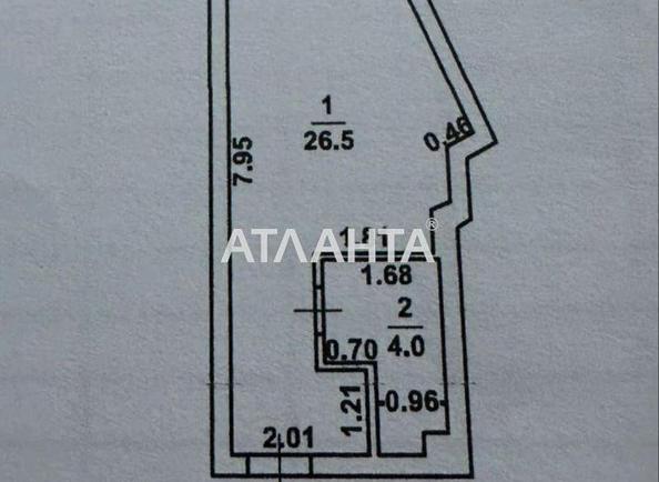 1-комнатная квартира по адресу Клубничный пер. (площадь 32,6 м²) - Atlanta.ua - фото 9