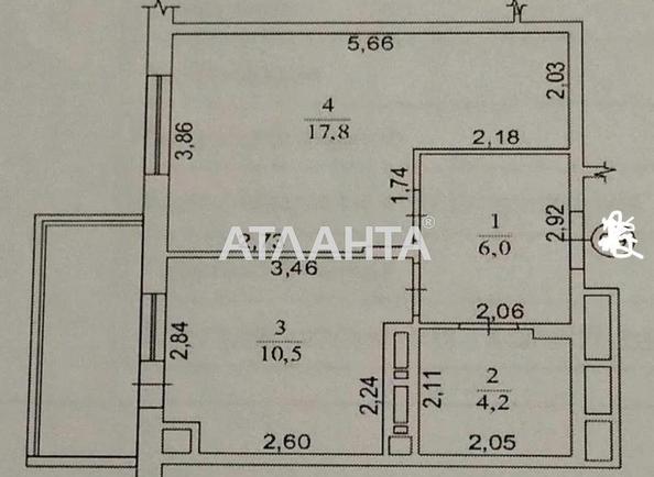 1-room apartment apartment by the address st. Priozernyy bulvar (area 39 m²) - Atlanta.ua - photo 20