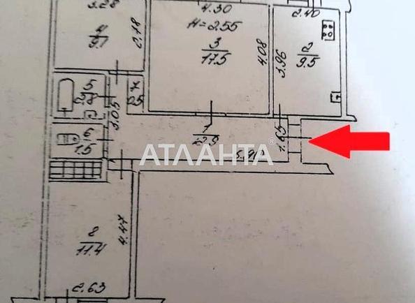 3-кімнатна квартира за адресою Глушко ак. Пр. (площа 68,8 м²) - Atlanta.ua - фото 16