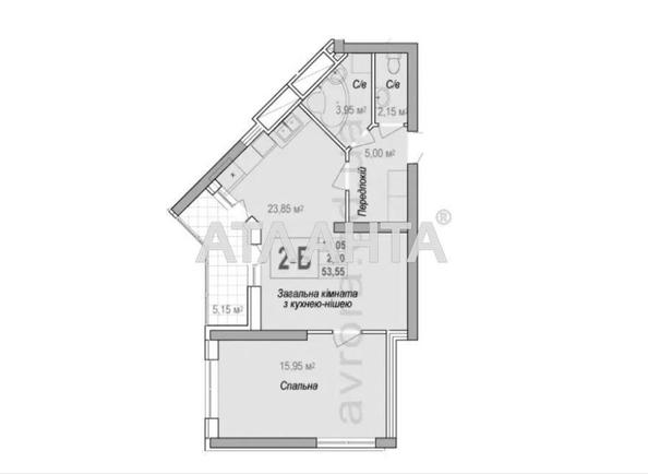 2-кімнатна квартира за адресою вул. Героїв Крут (площа 54 м²) - фото 2 2-кімнатна квартира за адресою вул. Героїв Крут (площа 54 м²) - Atlanta.ua - фото 2
