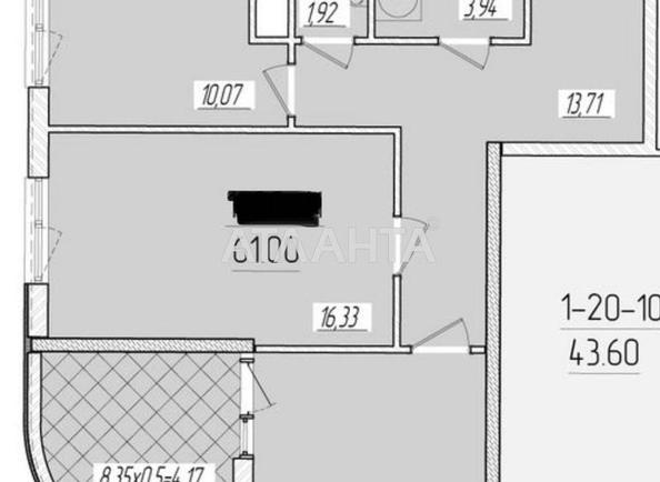 2-комнатная квартира по адресу ул. Краснова (площадь 61 м²) 2-комнатная квартира по адресу ул. Краснова (площадь 61 м²) - Atlanta.ua