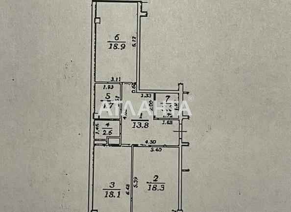2-кімнатна квартира за адресою вул. Перлинна (площа 81 м²) - Atlanta.ua - фото 12