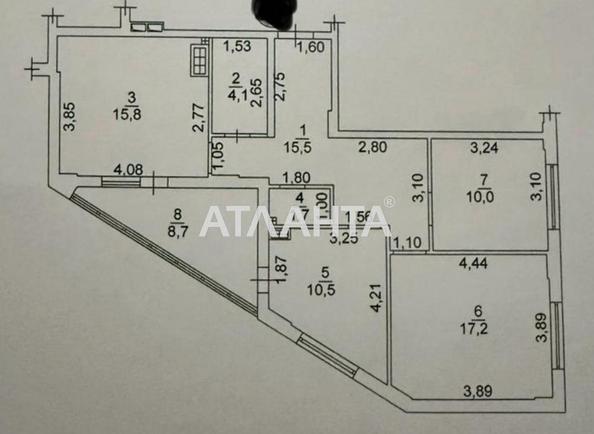 3-кімнатна квартира за адресою вул. Будівельна (площа 83 м²) - Atlanta.ua - фото 14