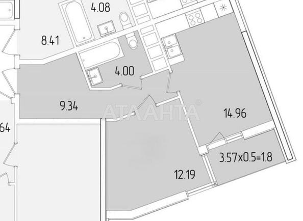 1-room apartment apartment by the address st. Krasnova (area 41,4 m²) - Atlanta.ua - photo 7