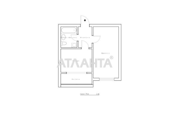 1-кімнатна квартира за адресою вул. Масив 10 (площа 34,5 м²) - Atlanta.ua - фото 12