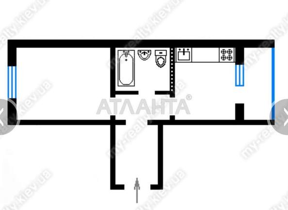 1-room apartment apartment by the address st. Maksimovicha (area 42,5 m²) - Atlanta.ua - photo 14