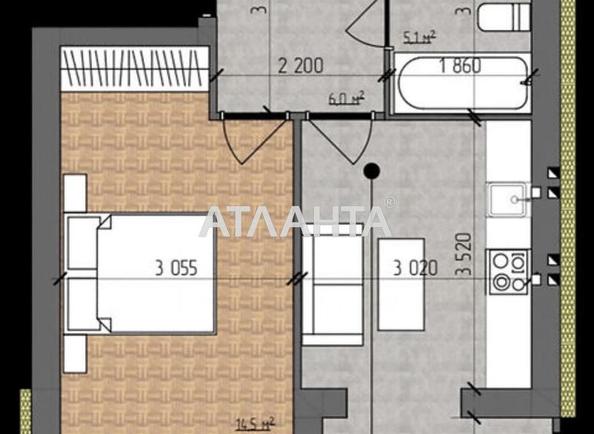 1-кімнатна квартира за адресою вул. Євгена Патона (площа 42,8 м²) - Atlanta.ua - фото 18