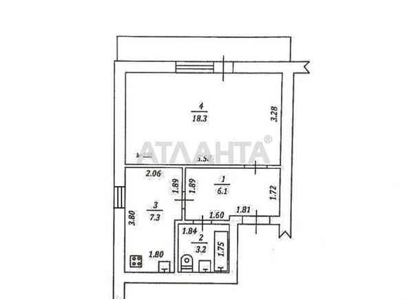 1-кімнатна квартира за адресою вул. Скворцова (площа 36,5 м²) - фото 3 1-кімнатна квартира за адресою вул. Скворцова (площа 36,5 м²) - Atlanta.ua - фото 3