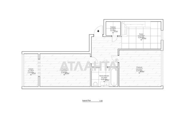2-комнатная квартира по адресу ул. Старицкого (площадь 81 м²) - Atlanta.ua - imageAlt 26