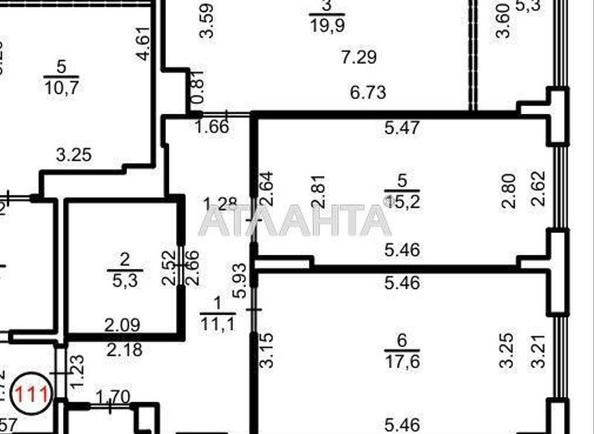 2-комнатная квартира по адресу ул. Лесная (площадь 77 м²) - фото 14 2-комнатная квартира по адресу ул. Лесная (площадь 77 м²) - Atlanta.ua - фото 14