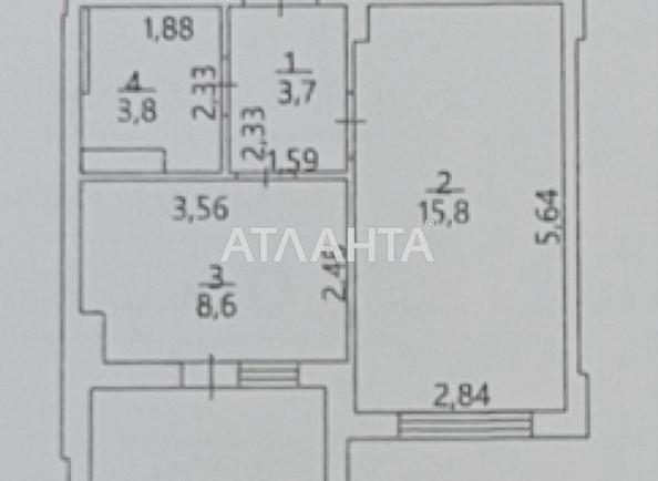 1-комнатная квартира по адресу ул. Европейская (площадь 34 м²) - Atlanta.ua - фото 7