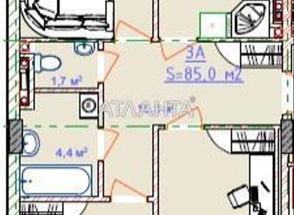 3-кімнатна квартира за адресою вул. Вільямса ак. (площа 85 м²) - фото 4 3-кімнатна квартира за адресою вул. Вільямса ак. (площа 85 м²) - Atlanta.ua - фото 4