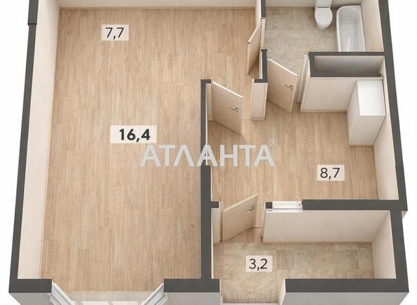 1-кімнатна квартира за адресою Овідіопольська дор. (площа 39,9 м²) - Atlanta.ua - фото 10