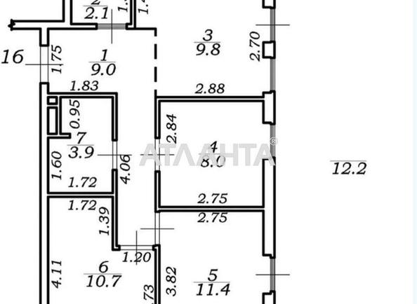 3-rooms apartment apartment by the address st. Radostnaya (area 67 m²) - Atlanta.ua - photo 18